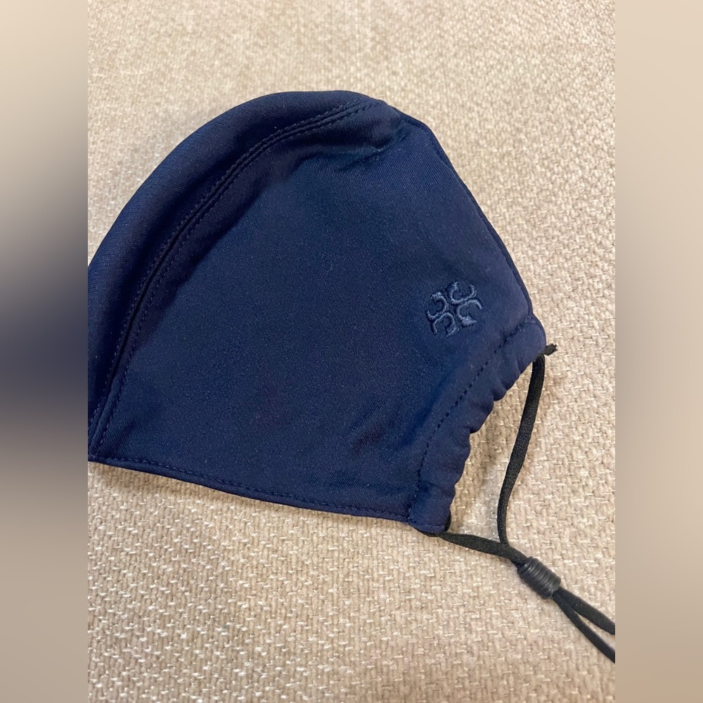 Tory Burch Navy Face Mask